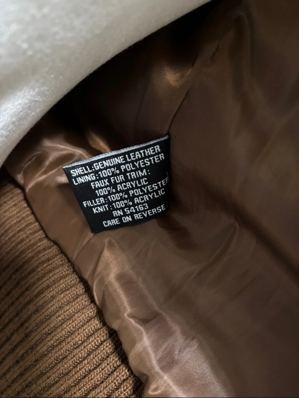 Guess Bomber Jacket with Faux Fur Collar - Picture 3 of 4